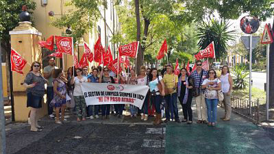 Movilizaciones en Sevilla por el impago de salarios